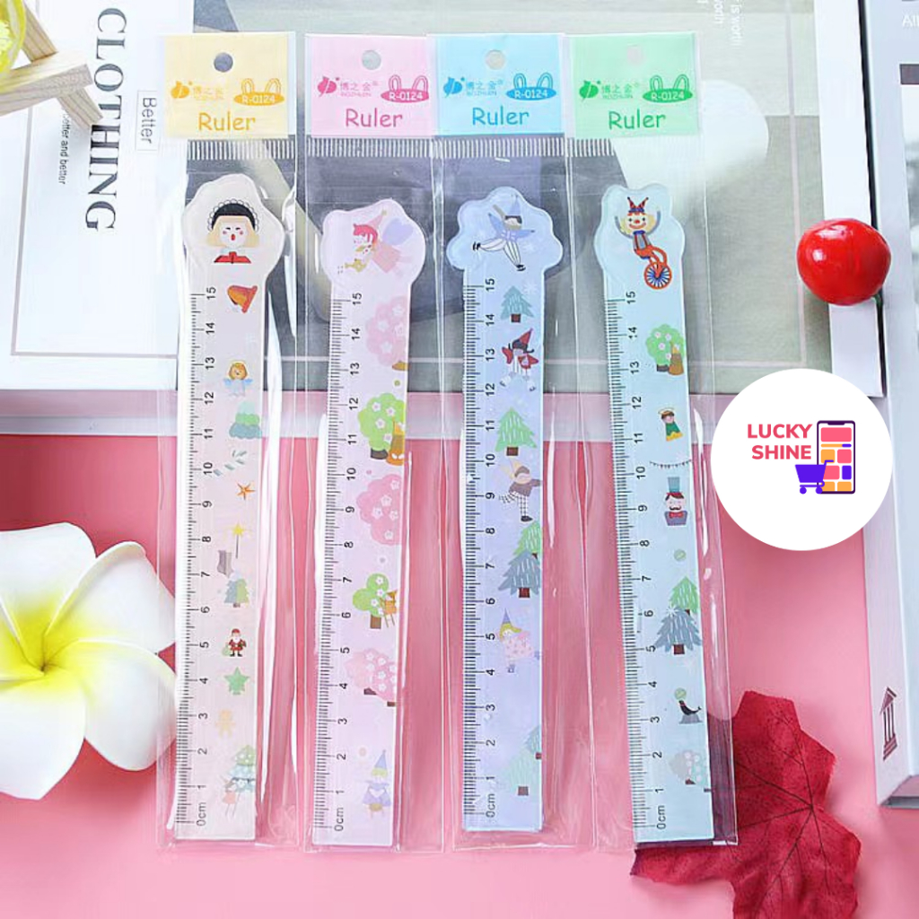 

LS 1 PCS PENGGARIS PLASTIK 15 CM KARAKTER BERMOTIF KARTUN LUCU PLASTIK / PENGGARIS ANAK SEKOLAH KANTOR PELAJAR CARTOON UNIK LUCU