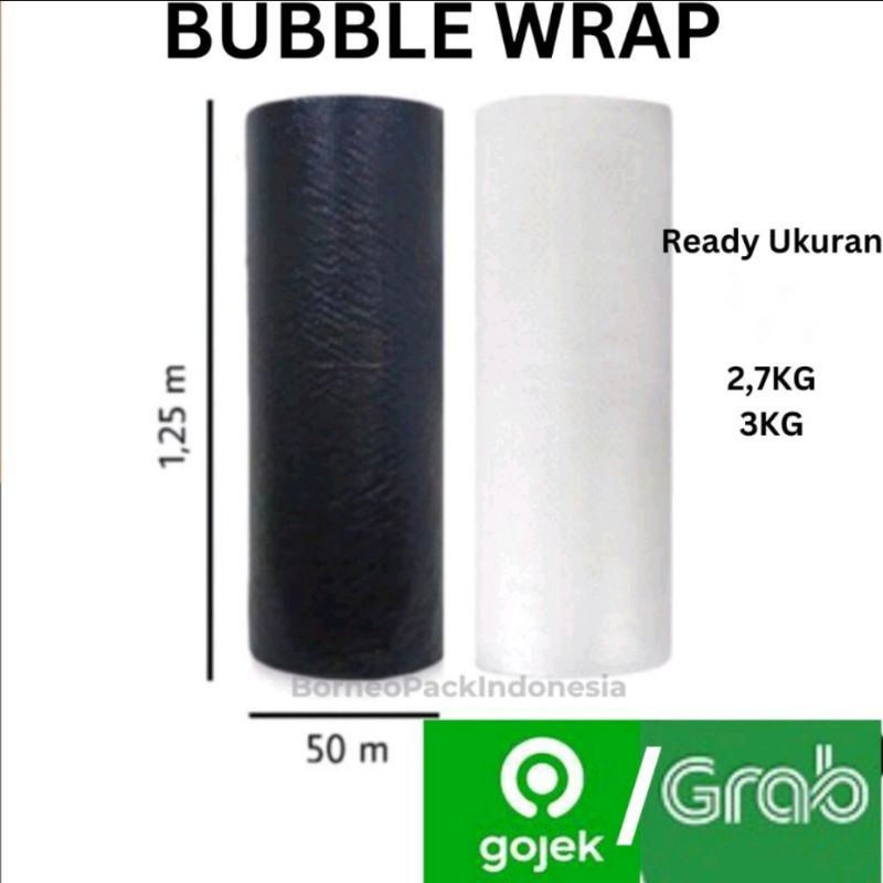 

Buble Warp Roll 125cm x 50m 3 KG Kualitas Super Premium Elastis Tidak Mudah Sobek