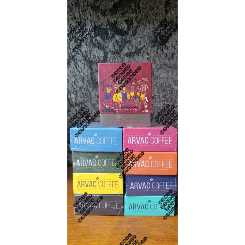 

Kopi Papua Premium Arvac Coffee COFFEE DRIP BAG Edition