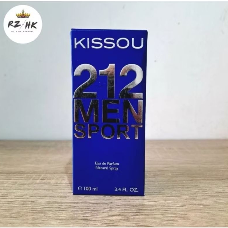 Parfum Pria Kissou 212 Men Sport EDP Original