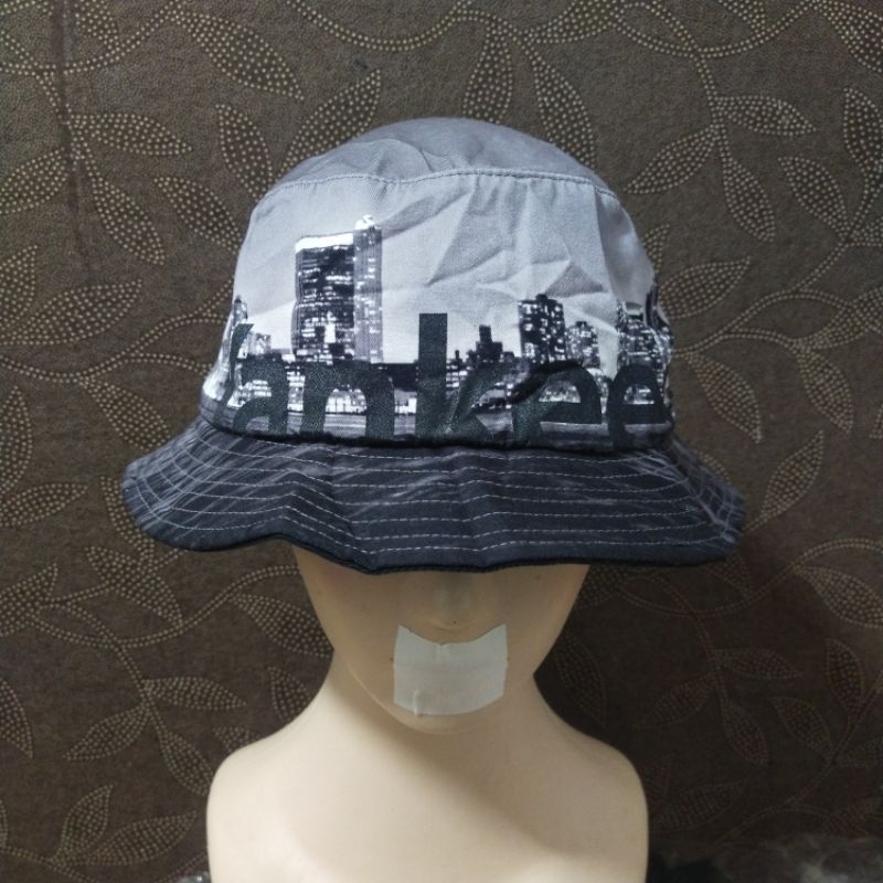 Bucket Hat MLB Yankees baseball bekas second branded original