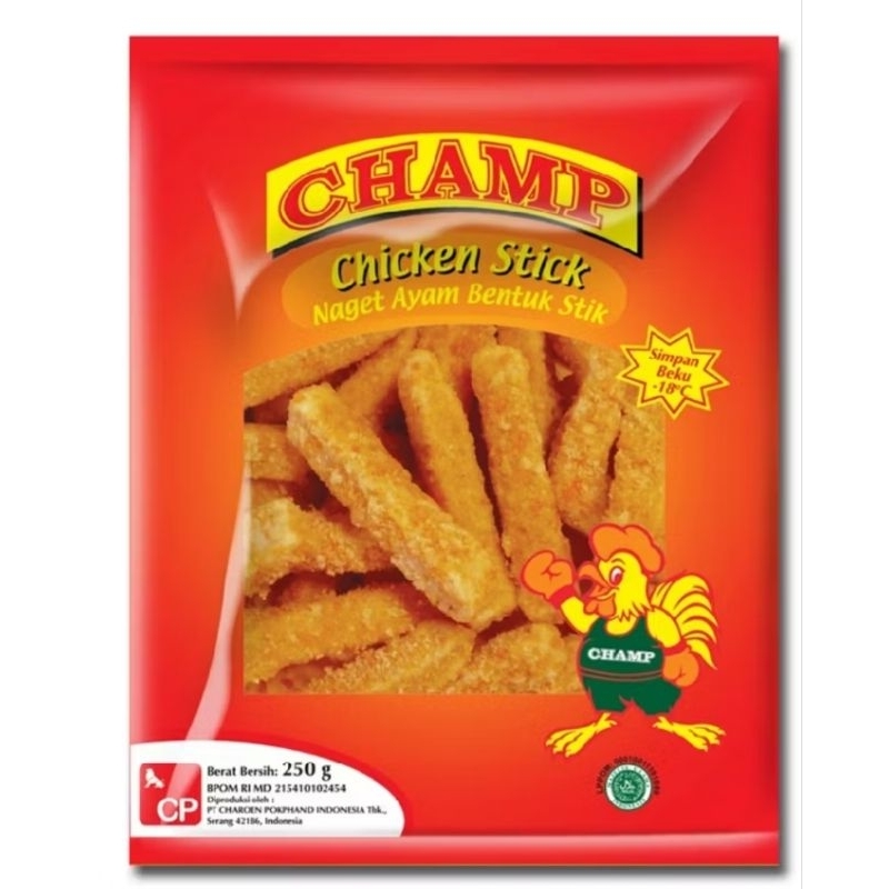 

CHAMP CHICKEN STICK NUGGET AYAM 250G