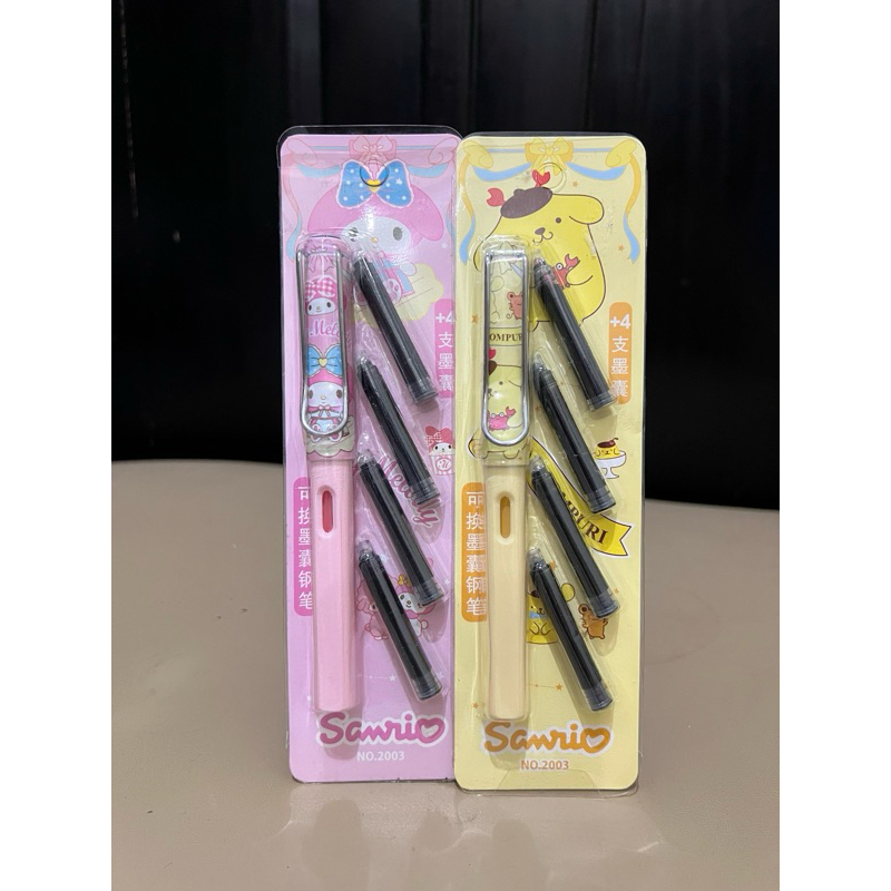 

fountain pen set sanrio