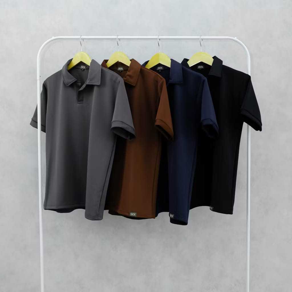 Polo Shirt Pria Korea | Kaos Polo Shirt | Kaos Pria Berkerah | Cuba Poloshirt Scuba Modern Fit