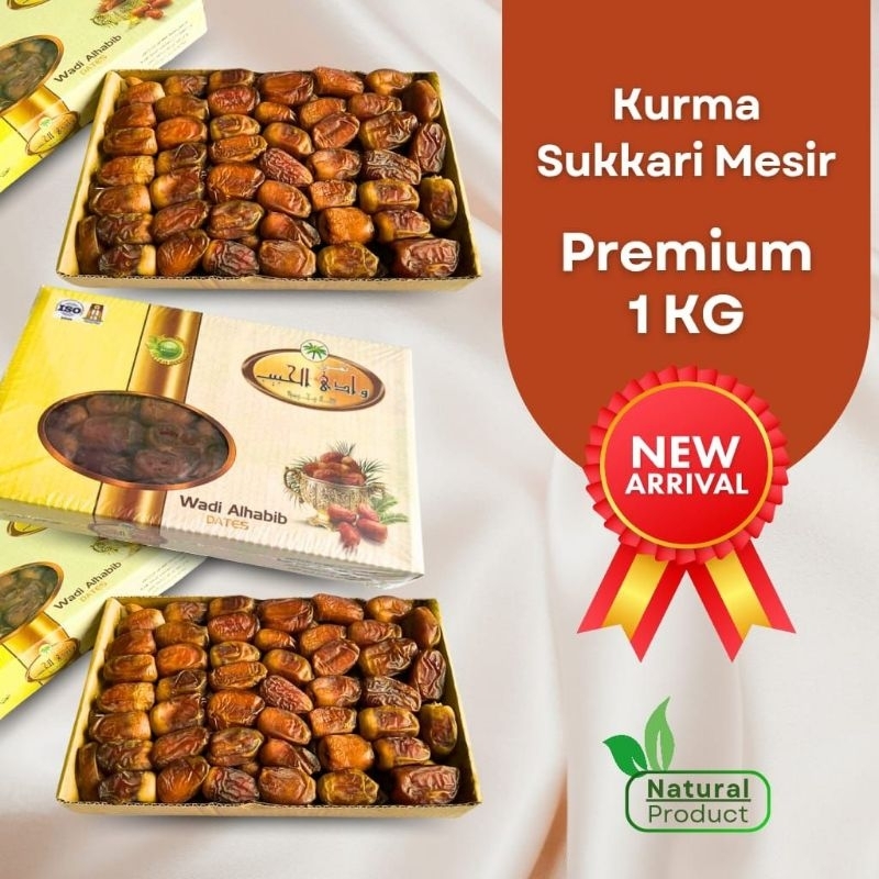 

Kurma Sukkari Mesir Premium 1 KG