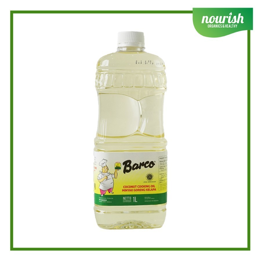 

Minyak kelapa Barco / Coconut OIl Barco / Barco Coconut OIl - BOTTLE PACKAGE - 1 Ltr