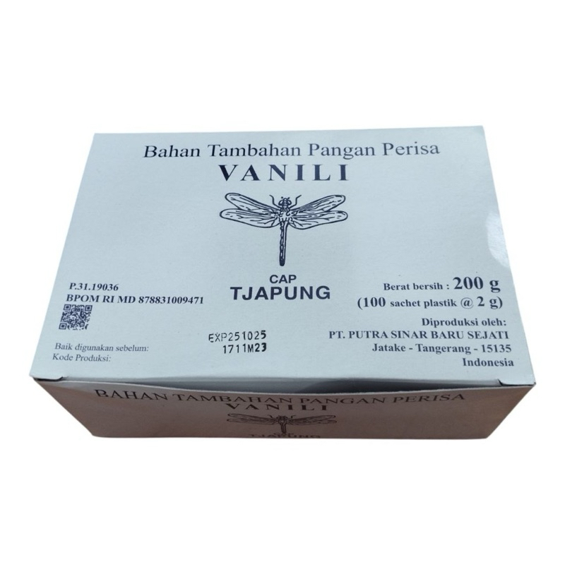 

vanili bubuk tjapung 1 box isi 100 sachet