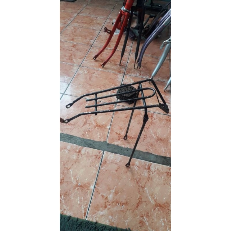 boncengan rak pannier sepeda 20 mini lipat jadul