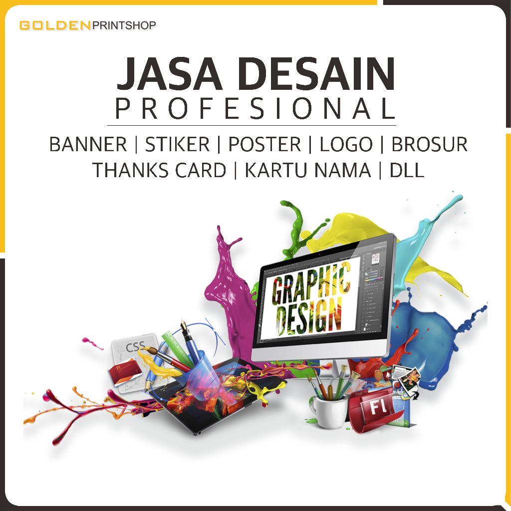 

Jasa Desain Profesional Logo | Banner | Stiker | Poster | Brosur | Thanks Card | Kartu Nama Dll