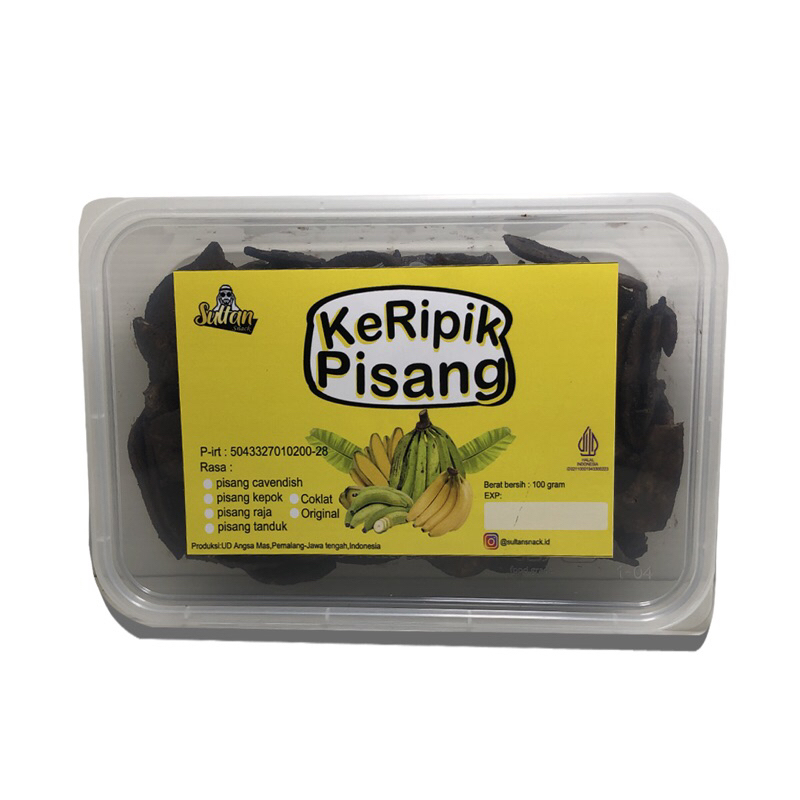 

Camilan Pisang Cokelat Premium Sultan Snack Mood Booster