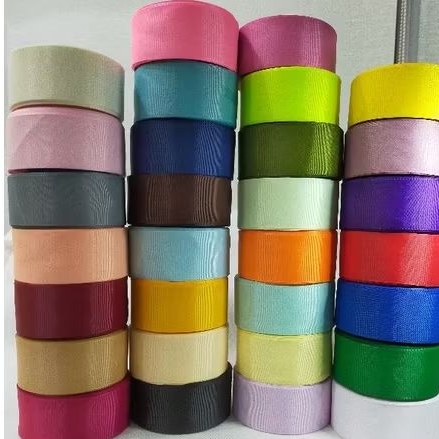 

Pita Grossgrain 4cm / pita grossgrain besar 1 1/2inch (1 Roll 18m-20yard ) pita grosgrain