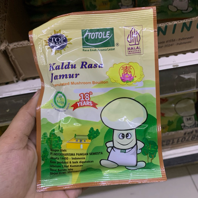 

Totole Kaldu Jamur 40gr