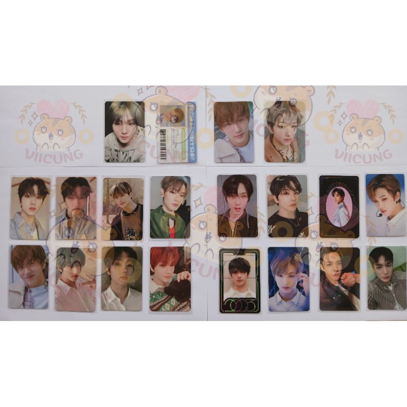 pc photocard jisung chenle jeno dream scape smoothie candy dream laundry dicon christmast istj flipb