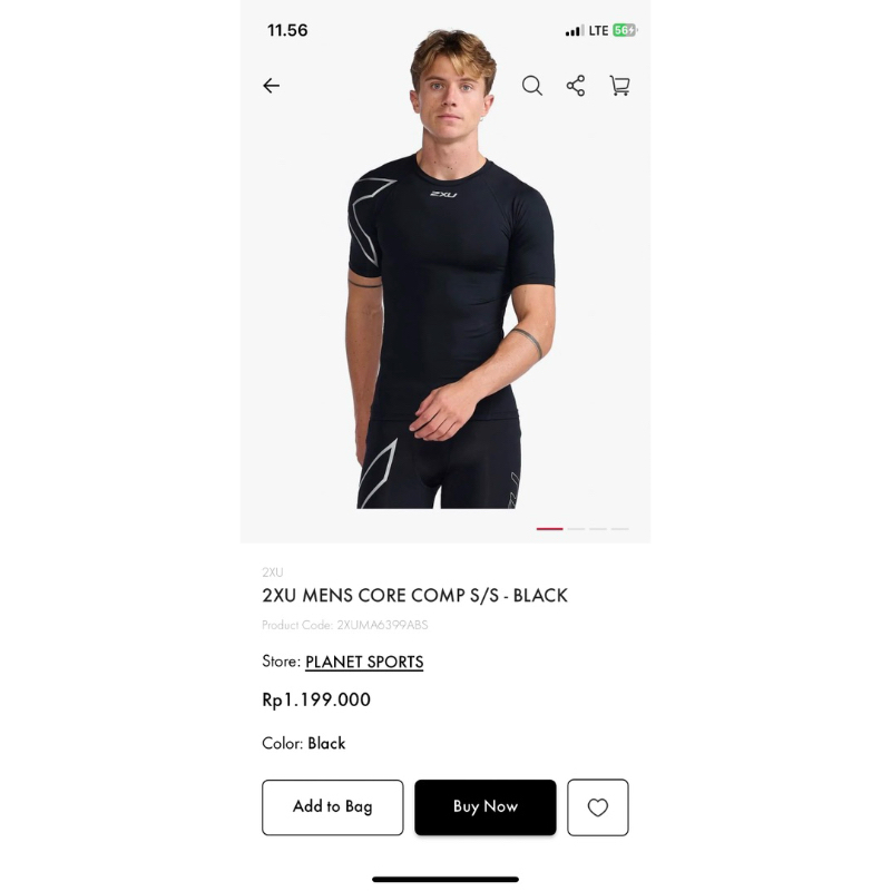 2XU Core Compression Short Sleeve Tee