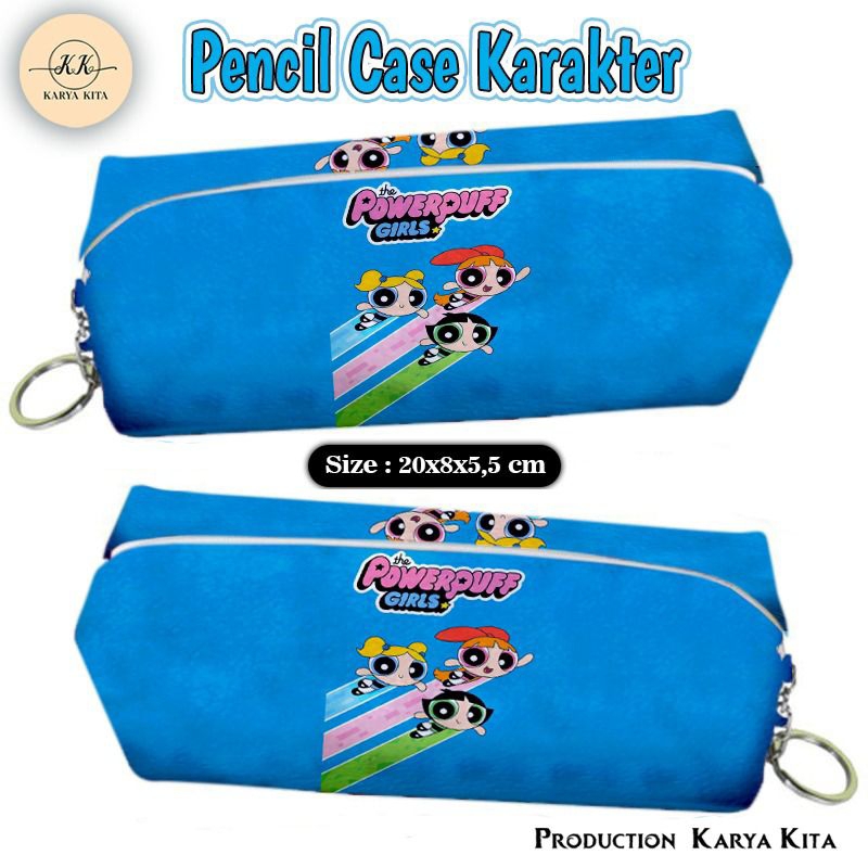 

Tempat pensil multifungsi karakter, tempat pensil multifungsi anak gambar power puff girl 02/Tempat pensil anime