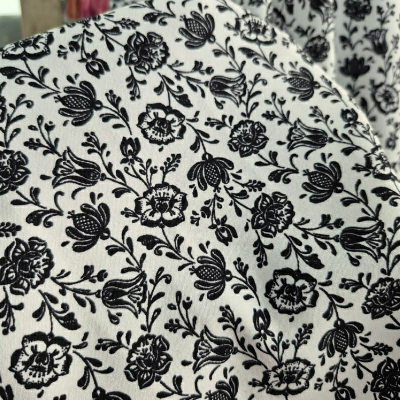 KAIN WOLFIS PREMIUM MOTIF BUNGA KECIL - KAIN WOLPIS MOTIF KEMBANG KECIL - KAIN MOTIF BUNGA KECIL HAR