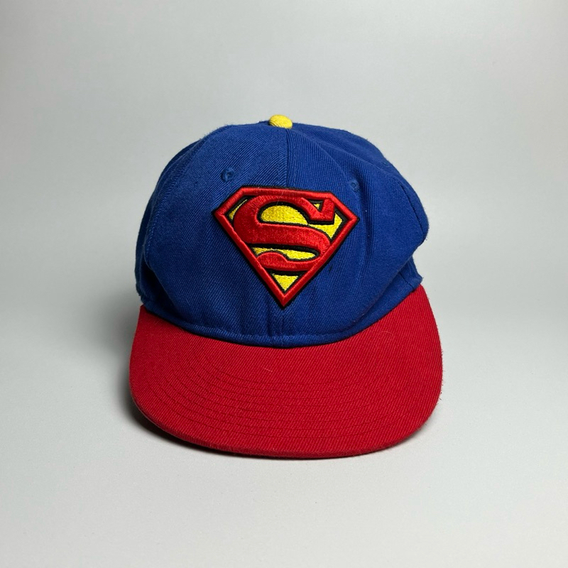 Topi Superman Biru Merah