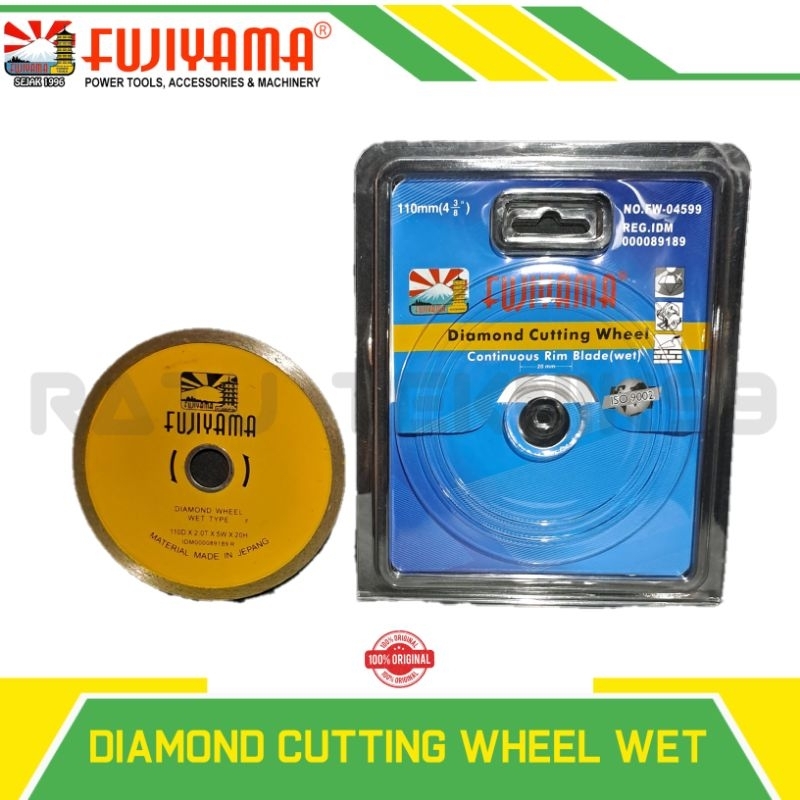 FUJIYAMA Diamond Wheel 4 inch Wet