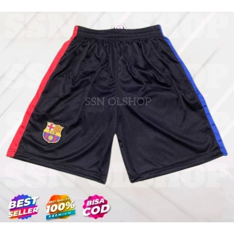 celana bola barcelona terbaru hitam 2025 kolor bola pria dewasa barcelona terbaru hitam 2025 ssn ols