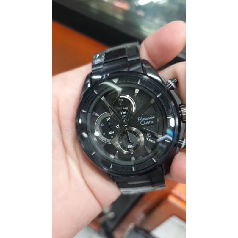 Alexandre Christie Crhonograph AC 6662 Full black