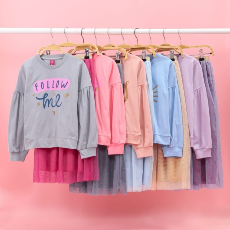 SETELAN ANAK CEWEK - ROK TUTU FLOWKIDS FLOWERKIDS FREE TAS HP