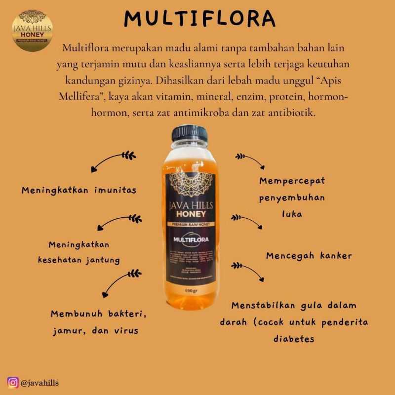 

MADU MULTIFLORA BY JAVAHILLS HONEY 1,3kg