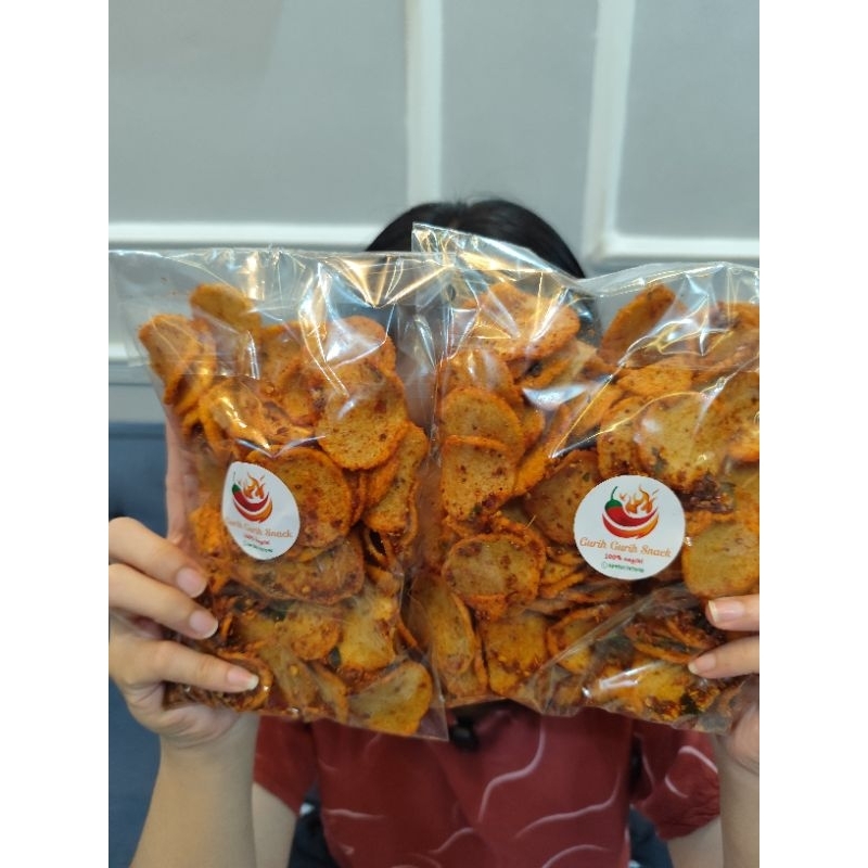 

Basreng Pedas daun jeruk 250gram