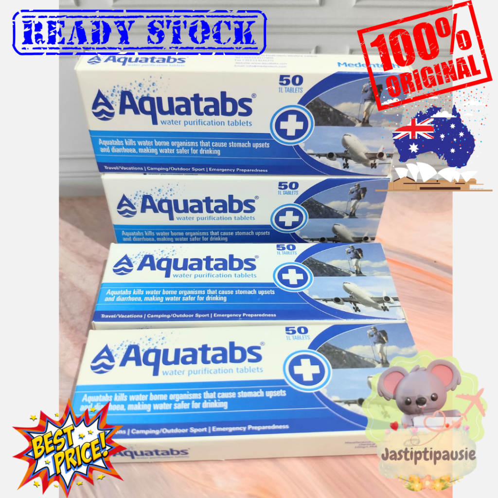 Aquatabs Water Purification 50 Tablets