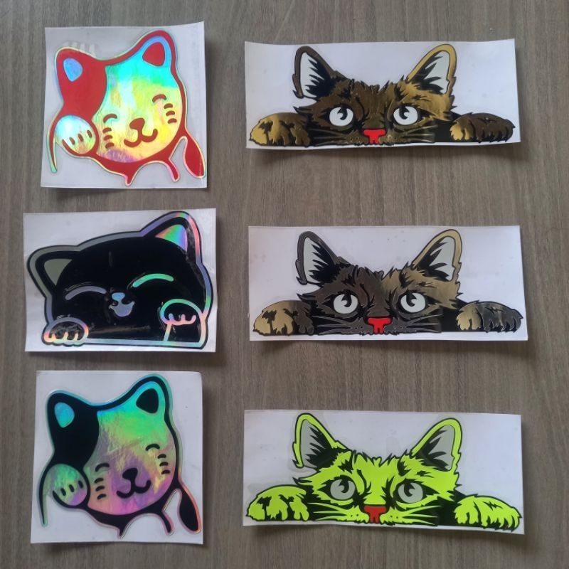 

STIKER CUTTING KUCING HOKI UKURAN KECIL