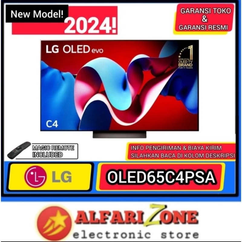 LG OLED TV 65" 4K OLED65C4 Smart tv LG UHD 4K 65 inch OLED65C4PSA 65C4 PSA