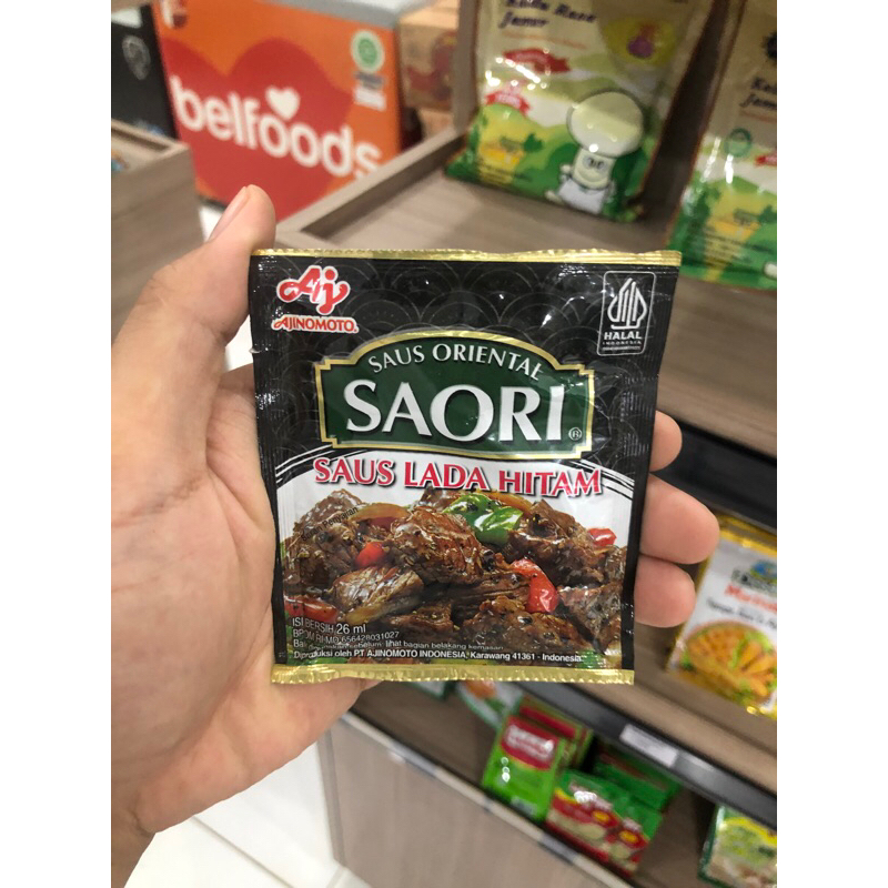 

Saori saus lada hitam 26ml