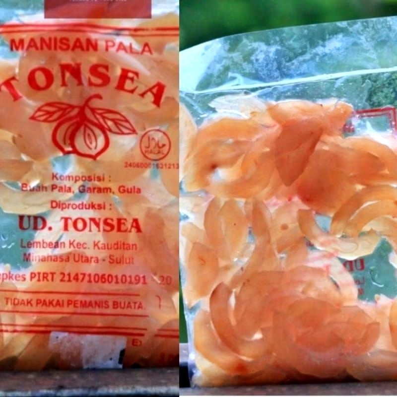 

Manisan Pala Tonsea Rasa Pedas