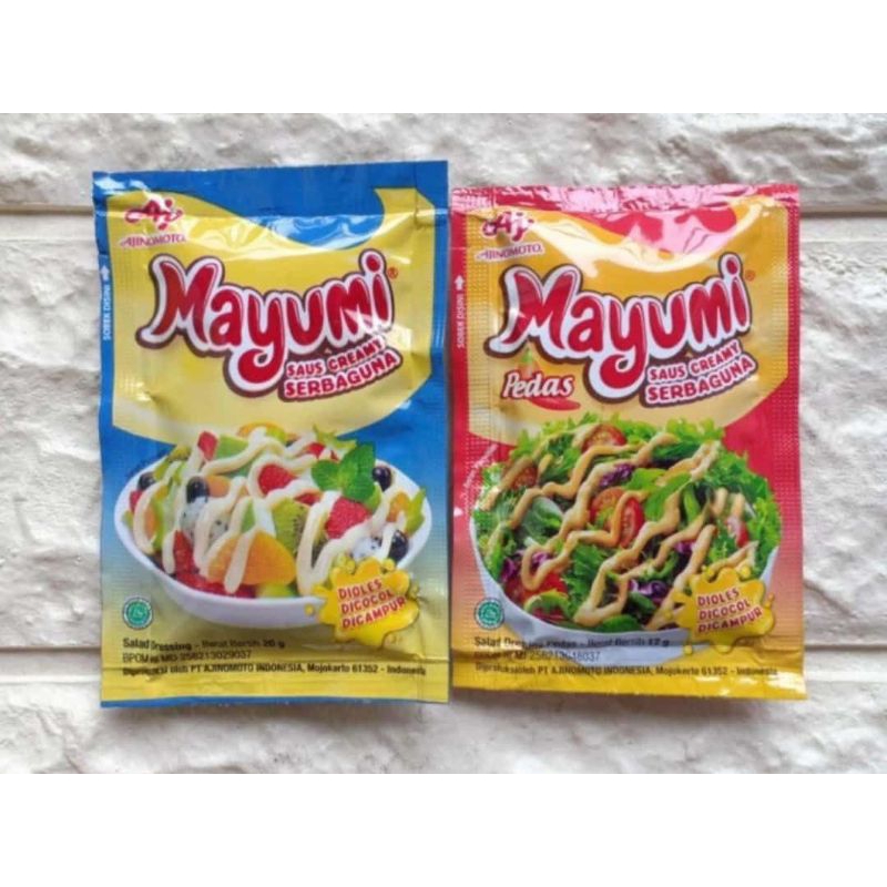 

Mayumi Saus Creamy Serbaguna Pedas mayonais mayonaise ORI dan pedas harga 1 renteng 10 pcs