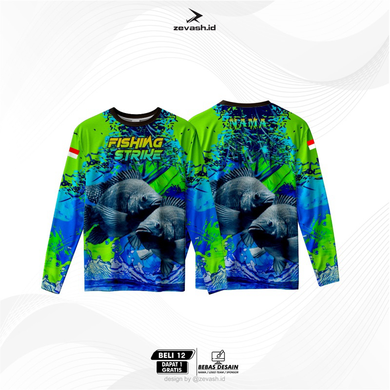 Jersey mancing nila fullprinting gratis ganti nama