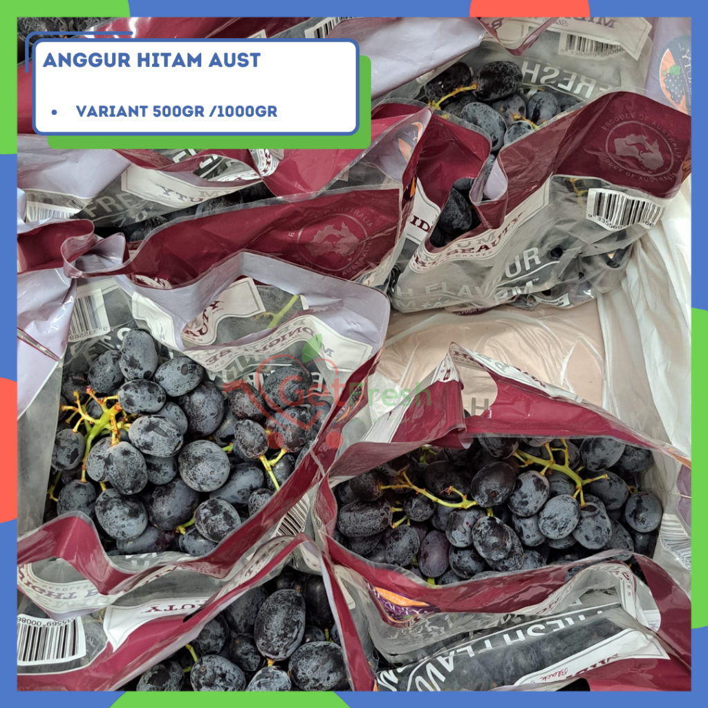 

Anggur Hitam Aust - 500gr/1kg