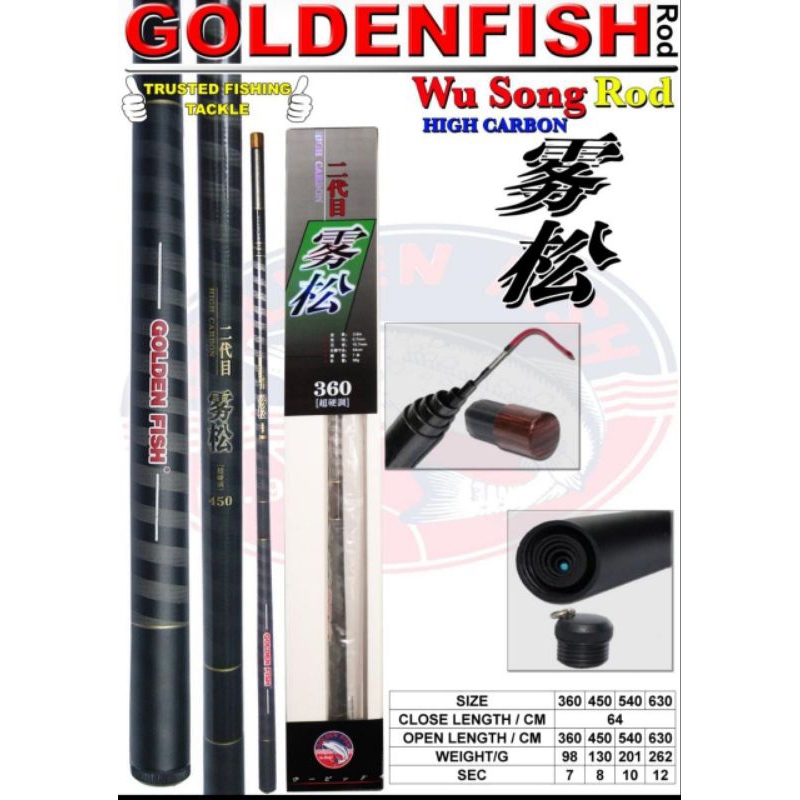 Tegek Golden Fish Wu Song 360/450 Carbon