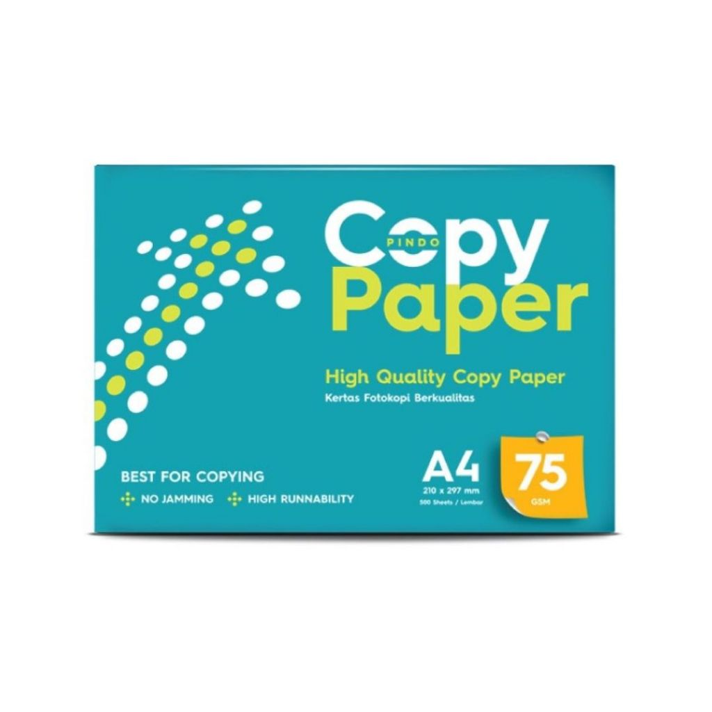 

Copy Paper Kertas Fotocopy 75 GSM A4 / 1Rim