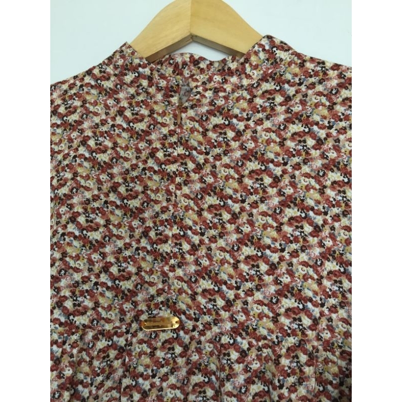 Set Celana Rayon Motif Baju Wanita Sehari hari