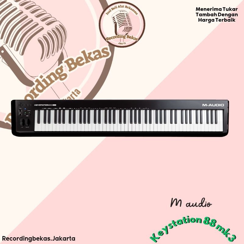 Midi controler m audio keystation 88 mk3