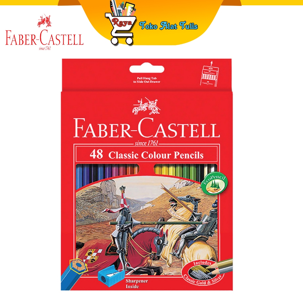 

Faber Castell Classic colour pencils / pensil warna 48 warna 115858
