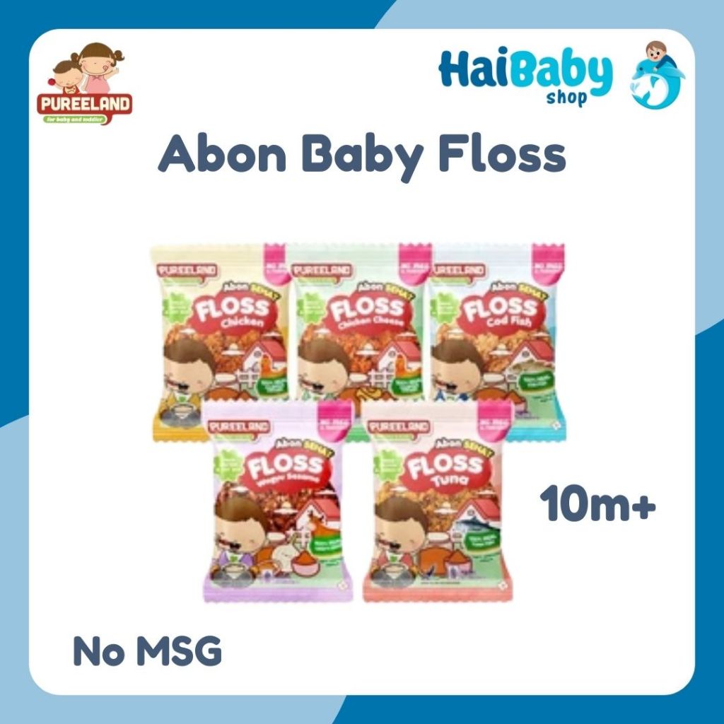 

Pureeland Abon Anak Baby Floss / Abon Ayam Sapi Ikan Premium / BB Booster Beef Chicken Fish Floss