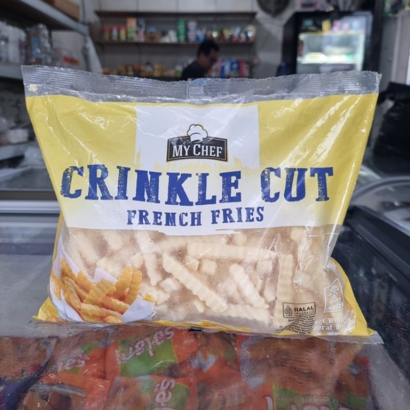 

My Chef Crinkle Cut French Fries Kentang 1Kg