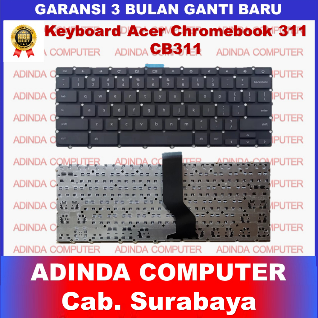 Keyboard Acer Chromebook 311 CB311 CB311-11H CB311-11HT CB311-9H CB311-9H-C0Z8 CB311-9HT CB311-9HT-C