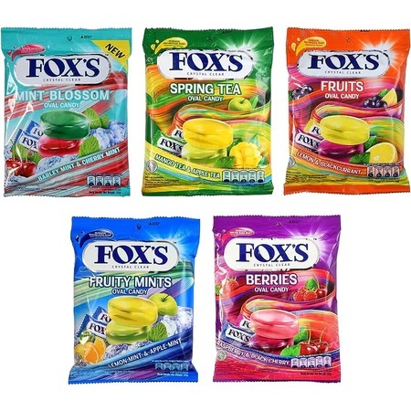 

( Bag 125gr ) Permen FOX'S Oval Candy Bag 125gr - Permen Fox's