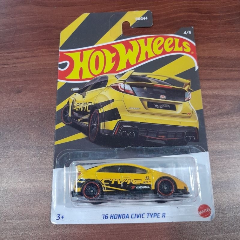 HOT WHEELS '16 Honda Civic Type R - Yellow