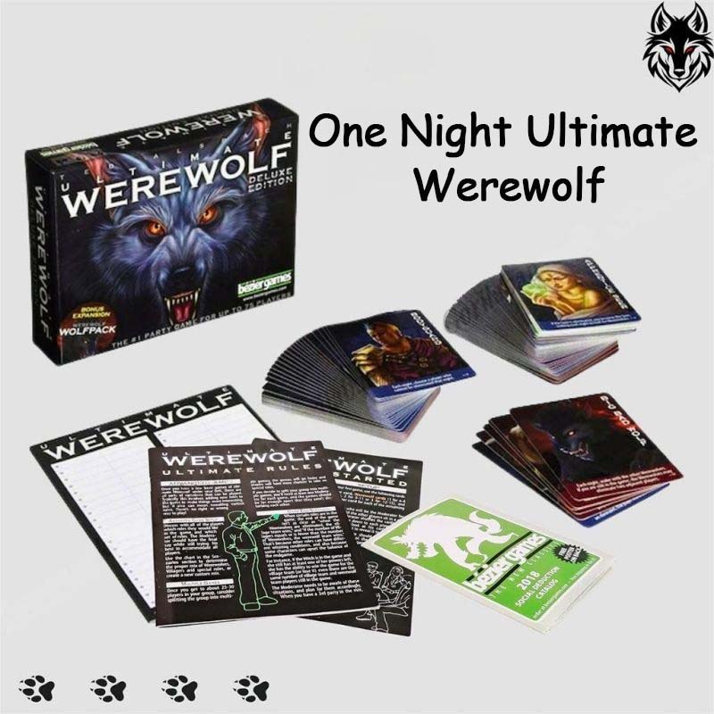 1 Pack Ultimate Werewolf Deluxe Edition Original Ultimate Edition Card Game One Night Ultimate Werew