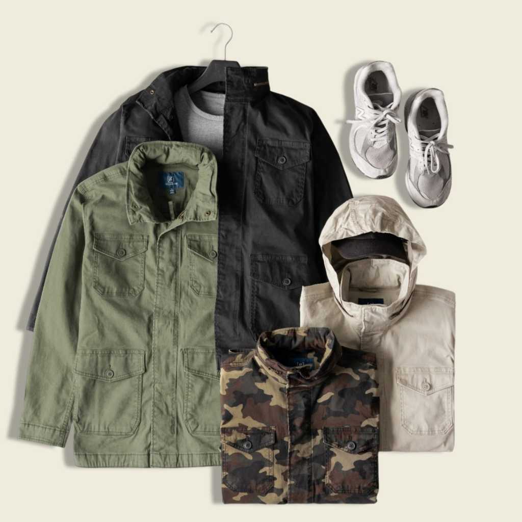 Men's Jacket Hoodie Utility GRGE