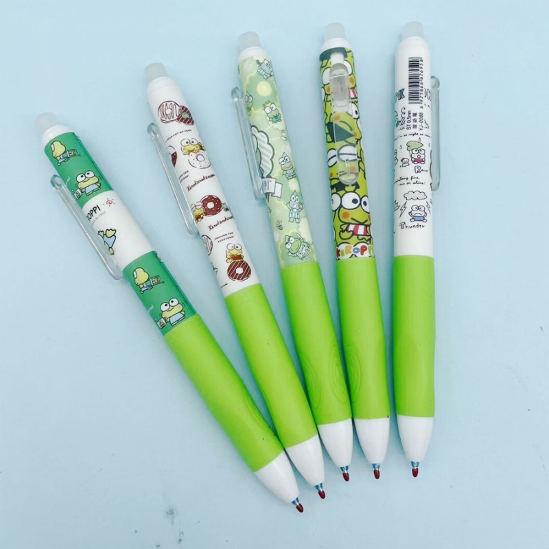

SET Pulpen gel mekanik tinta biru kartun KEROPI Eraseable Frog Keroppi Pena sekolah kantor pelajar Ballpoint karakter lucu berbagai macam motif ATK5