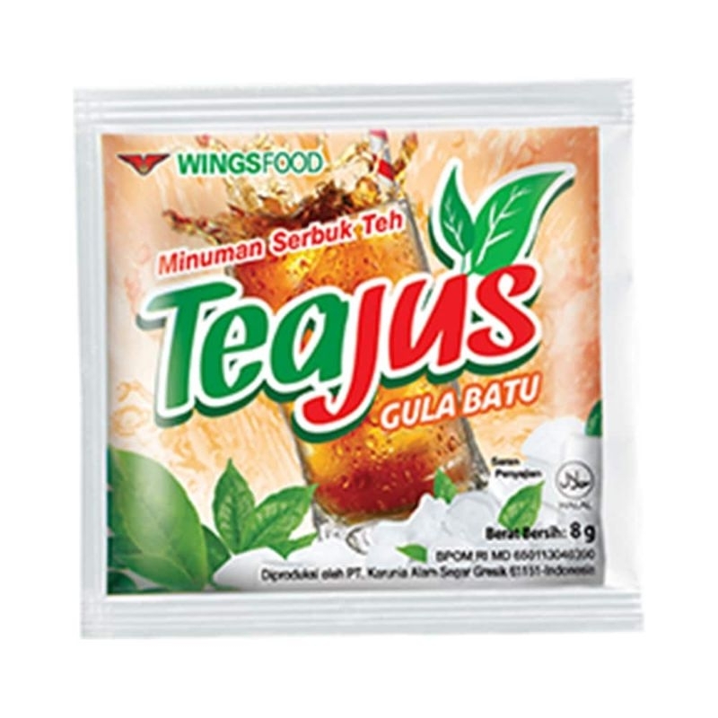 

tea jus gula batu