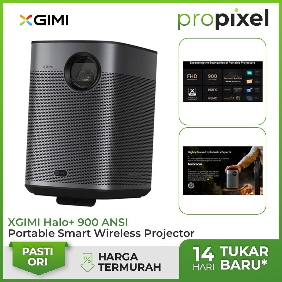 XGIMI Halo+ 900 ANSI Lumens 1080P Full HD DLP Portable Projector Halo Plus